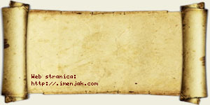 Sofija Jednak vizit kartica